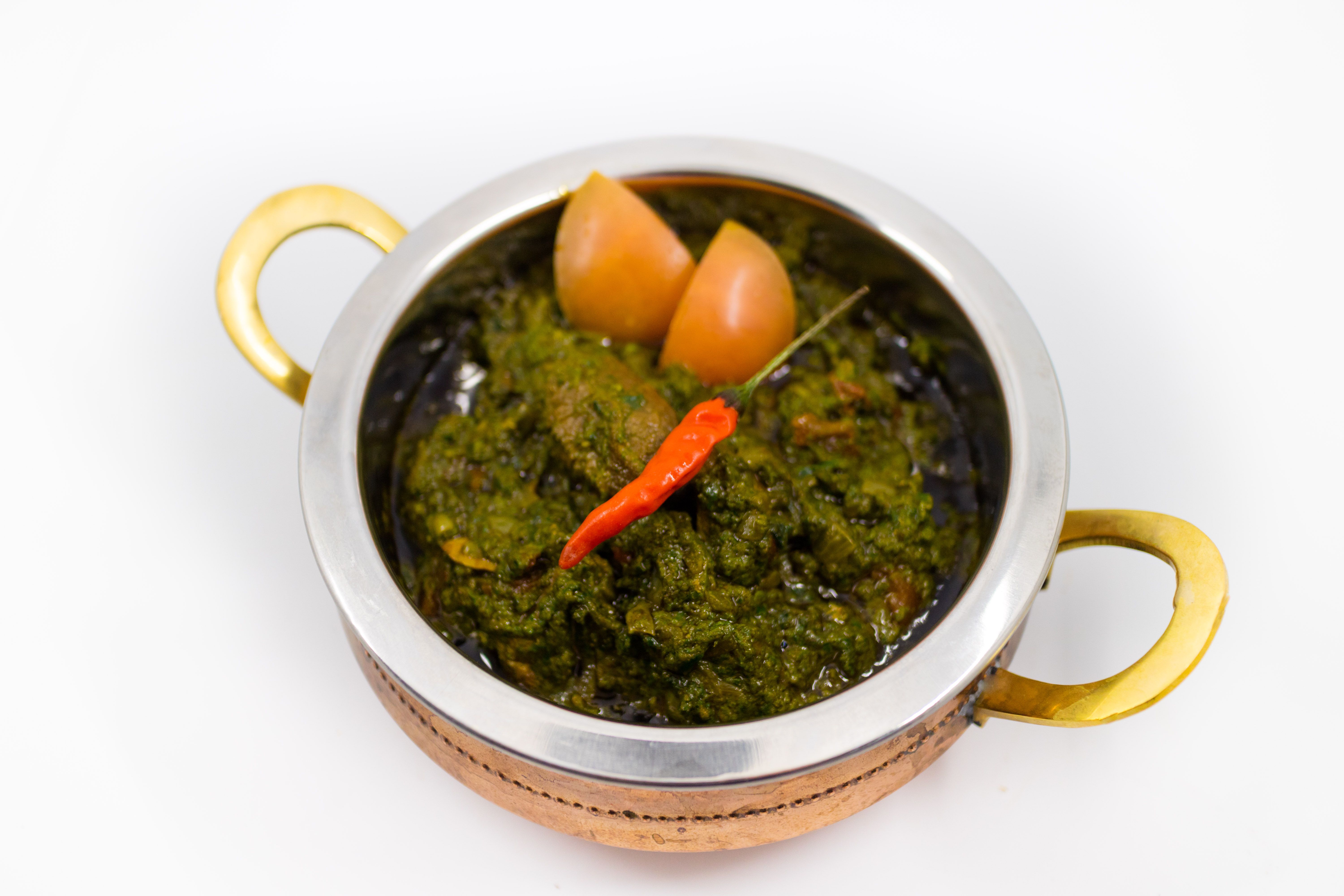 Gongura curry and rice
